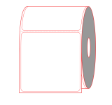 3" x 3" Mini Printer Thermal Labels on 1" Core