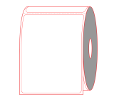 3" x 5" Direct Thermal Labels 1" core