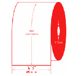 4.33” x 1476’ (80mm x 300m) Thermal Wax Resin Ribbons, 24 per carton