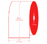 4.33” x 2953’ (110mm x 900m) Thermal Wax Ribbons, 24 per carton