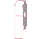 1" x 3" Direct Thermal Labels 1" Core for desktop printers