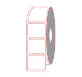 1.25" x 1" Direct Thermal Labels with 1" core, 1300 labels per roll