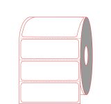 3" x 1" Mini Printer Thermal Roll Labels on 1" Core