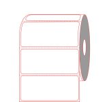 3.5" x 1.5" Desktop Thermal Roll Labels on 1" Core