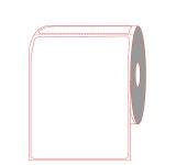 4" x 5" Mini Printer Roll Labels on 1" Core