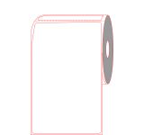 4" x 6.5" Mini Printer Shipping Labels on 1" Core