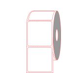 2" x 2" Direct Thermal Labels 1" core