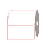 4" x 1-1.5" Direct Thermal Labels 1" core