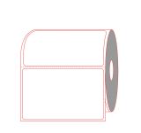 4" x 2.5" Direct Thermal Labels 1" core