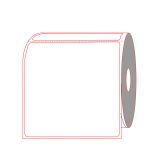 4" x 4" Direct Thermal Labels on 1" Core