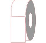 3" x 5" Direct Thermal Labels - Perforated