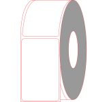 3" x 5" Direct Thermal Labels - Non-Perforated