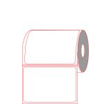 3" X 2" Mobile Direct Thermal Label on 3/4" Core - Perforated - With Timing Marks