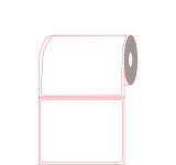 4" x 3" Mobile Printer Direct Thermal Label 3/4" Core