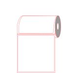 4" x 4" Mobile Thermal Labels 3/4" Core