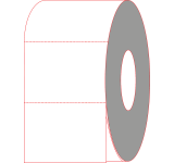 4" x 3" Direct Thermal Label - Non-Adhesive Tags