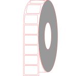 1.5" x 1" Thermal Transfer Labels - Perforated