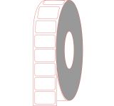 1.625" x 1" Thermal Transfer Labels No Perforation