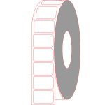 1.625" x 1" Thermal Transfer Labels Perforated