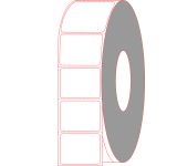 2" x 1.5" Thermal Transfer Labels Perforated