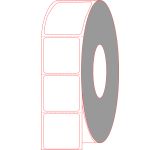 2" x 2" Thermal Transfer Labels Perforated
