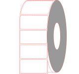 3" x 1.5" Thermal Transfer Labels - Perforated