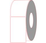 3" x 5" Thermal Shipping Labels Perforated