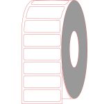 3.5" x 1" Thermal Transfer Labels Non-Perforated