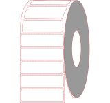 3.5" x 1" Thermal Transfer Labels - Perforated
