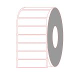 4" x 1" Thermal Transfer Labels - Perforated