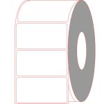 4" x 2" Thermal Transfer Labels - Non-Perforated
