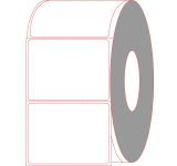 4" x 3" Thermal Transfer Labels - Perforated