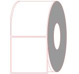 4" x 4" Thermal Transfer Labels - Perforated