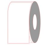 4" x 8" Thermal Transfer Labels - Perforated