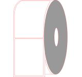 4" x 6" Thermal Transfer Labels Jumbo Roll