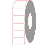 2.25" x 1.25" Thermal Transfer Labels - Perforated