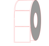 3" X 3" Thermal Transfer Labels - Perforated 