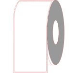 4" x 10" Thermal Transfer Labels - Perforated