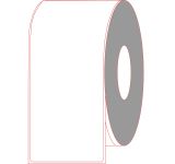 One Full Roll Label Thermal Transfer Labels - Continuous Roll