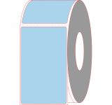 4" x 6" Light Blue Shipping Thermal Transfer Labels