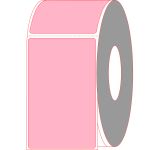 4" X 6" Thermal Transfer Labels - Pink