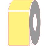 4" X 6" Thermal Transfer Labels - Light Yellow