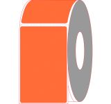 4" X 6" Thermal Transfer Labels - Orange 