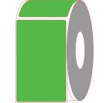 4" X 6.5" Green Thermal Transfer Labels - Perforated