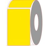 4" X 6.5" Yellow Thermal Transfer labels - Perforated