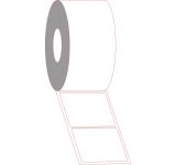 4" x 3" Wound In Thermal Transfer Labels