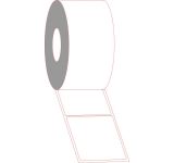 4" x 4" Wound In Thermal Transfer Shipping Labels