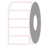 4" x 1.5" Thermal Transfer Labels - No Perforation