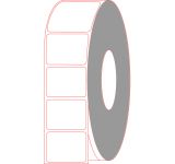 2" x 1.5" Thermal Transfer Labels - Non Perforated