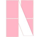 Fanfold 4" x 6" Pastel Pink Thermal Transfer Labels - Perforated